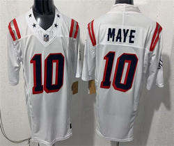 Nike New England Patriots #10 Drake Maye White Rivalries Authentic Stitched NFL Jersey.webp