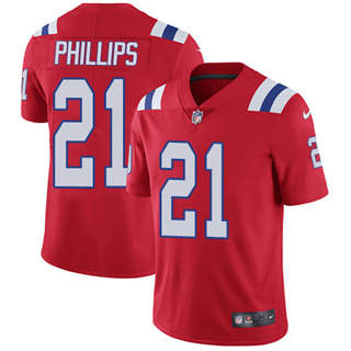 Nike New England Patriots #21 Adrian Phillips Red Vapor Untouchable Authentic Stitched NFL Jersey