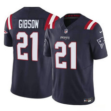 Nike New England Patriots #21 Antonio Gibson Navy 2023 F.U.S.E. Football Stitched Jersey