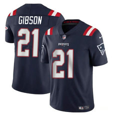 Nike New England Patriots #21 Antonio Gibson Navy Vapor Untouchable Football Stitched Jersey
