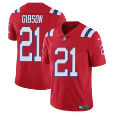 Nike New England Patriots #21 Antonio Gibson Red Vapor Untouchable Football Stitched Jersey