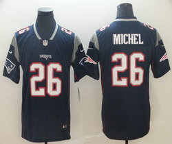 Nike New England Patriots #26 Sony Michel Navy Blue Vapor Untouchable Limited Authentic Stitched NFL Jersey 2