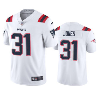 Nike New England Patriots #31 Jonathan Jones White Vapor Untouchable Authentic Stitched NFL Jersey