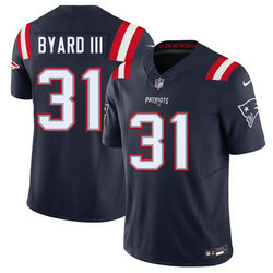 Nike New England Patriots #31 Kevin Byard III Navy Authentic Stitched NFL Jersey