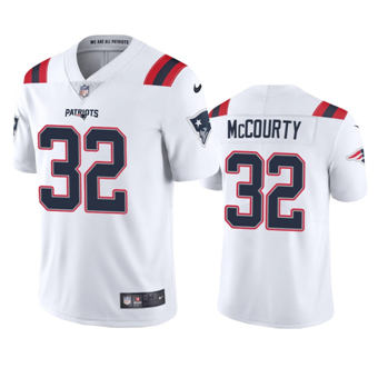 Nike New England Patriots #32 Devin Mccourty White Vapor Untouchable Authentic Stitched NFL Jersey