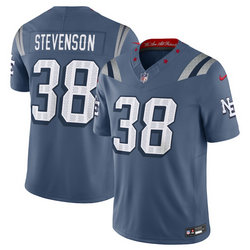 Nike New England Patriots #38 Rhamondre Stevenson Rivalries Stitched Football Jersey