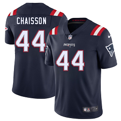 Nike New England Patriots #44 K'Lavon Chaisson Navy Vapor Untouchable Authentic Stitched NFL Jersey