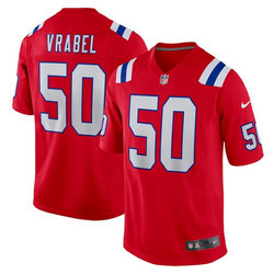Nike New England Patriots #50 Mike Vrabel Red Vapor Untouchable Authentic Stitched NFL Jersey