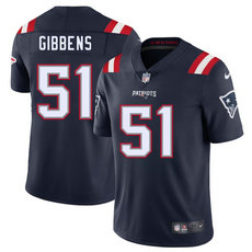 Nike New England Patriots #51 Jack Gibbens Navy Vapor Untouchable Authentic Stitched NFL Jersey