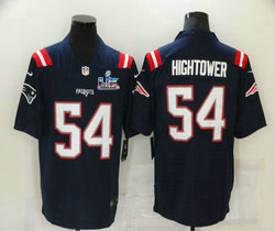 Nike New England Patriots #54 Dont'a Hightower Navy Super Bowl LX 60 Patch Jersey
