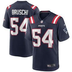 Nike New England Patriots #54 Ted Bruschi Navy Blue Vapor Untouchable Authentic Stitched NFL Jersey