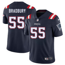 Nike New England Patriots #55 Garrett Bradbury Navy Vapor Untouchable Authentic Stitched NFL Jersey