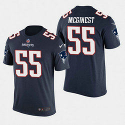 Nike New England Patriots #55 Willie Mcginest Navy Blue Vapor Untouchable Authentic Stitched NFL Jersey
