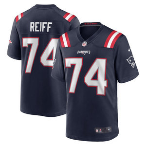 Nike New England Patriots #74 Riley Reiff Navy Vapor Untouchable Authentic Stitched NFL Jersey