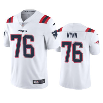 Nike New England Patriots #76 Isaiah Wynn White Vapor Untouchable Authentic Stitched NFL Jersey