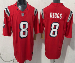Nike New England Patriots #8 Stefon Diggs Red Rivalries Authentic Stitched NFL Jersey.webp