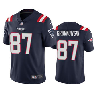 Nike New England Patriots #87 Rob Gronkowski Navy Blue Vapor Untouchable Authentic Stitched NFL Jersey