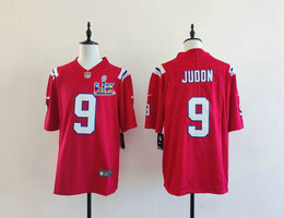 Nike New England Patriots #9 Matt Judon Red Super Bowl LX 60 Patch Jersey