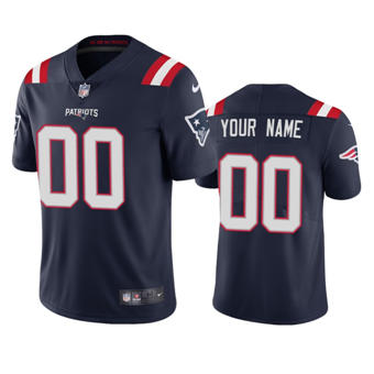 Nike New England Patriots Customized Navy Vapor Untouchable Authentic Stitched NFL Jerseys