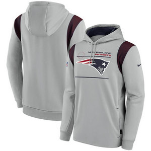 Nike New England Patriots Gray Pullover Hoodie