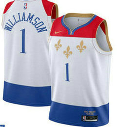 Nike New Orleans Pelicans #1 Zion Williamson 20-21 City Authentic Stitched NBA Jersey