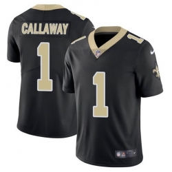 Nike New Orleans Saints #1 Marquez Callaway Black Vapor Untouchable Limited Authentic Stitched NFL Jersey