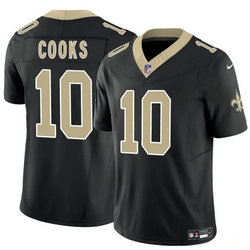 Nike New Orleans Saints #10 Brandin Cooks Black Vapor Untouchable Authentic Stitched NFL Jersey