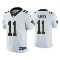 Nike New Orleans Saints #11 Deonte Harris White Vapor Untouchable Limited Authentic Stitched NFL Jersey