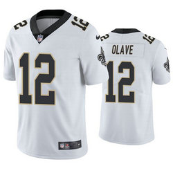 Nike New Orleans Saints #12 Chris Olave White Vapor Untouchable Authentic Stitched NFL Jersey
