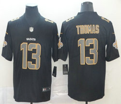 Nike New Orleans Saints #13 Michael Thomas Black Impact Vapor Untouchable Authentic Stitched NFL jersey