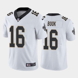 Nike New Orleans Saints #16 Ian Book White Vapor Untouchable Authentic Stitched NFL Jersey