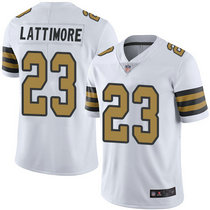 Nike New Orleans Saints #23 Marshon Lattimore White Rush Limited Authentic Stitched NFL Jersey