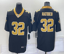 Nike New Orleans Saints #32 Tyrann Mathieu Black Vapor Untouchable Authentic stitched NFL jersey