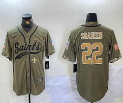 Nike New Orleans Saints #32 Tyrann Mathieu salute to service Joint Authentic Stitched baseball jersey