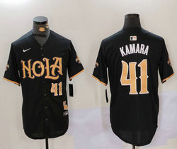 Nike New Orleans Saints #41 Alvin Kamara Black 2(II) Joint Authentic Stitched baseball jersey