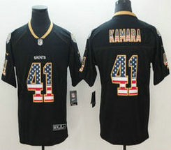 Nike New Orleans Saints #41 Alvin Kamara USA Flag Vapor Untouchable Authentic Stitched NFL jersey