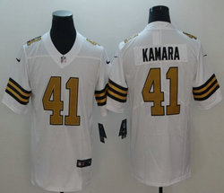 Nike New Orleans Saints #41 Alvin Kamara White Rush New Limited Stitched NFL Jersey