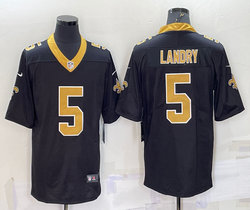 Nike New Orleans Saints #5 Jarvis Landry Black Vapor Untouchable Authentic Stitched NFL Jersey