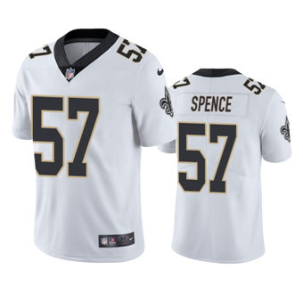 Nike New Orleans Saints #57 Noah Spence White Vapor Untouchable Authentic Stitched NFL Jersey