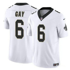 Nike New Orleans Saints #6 Willie Gay White 2023 F.U.S.E. Football Stitched Jersey