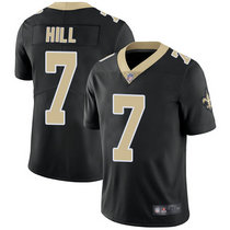 Nike New Orleans Saints #7 Taysom Hill Black Vapor Untouchable Limited Authentic Stitched NFL Jersey