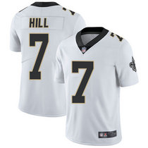 Nike New Orleans Saints #7 Taysom Hill White Vapor Untouchable Limited Authentic Stitched NFL Jersey