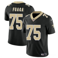 Nike New Orleans Saints #75 Taliese Fuaga Black 2024 Draft Vapor Untouchable Jersey