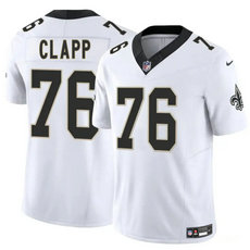 Nike New Orleans Saints #76 Will Clapp White Vapor Untouchable Authentic Stitched NFL Jersey