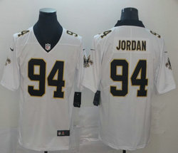 Nike New Orleans Saints #94 Cameron Jordan White Vapor Untouchable Limited Authentic Stitched NFL Jersey