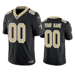 Nike New Orleans Saints Active Player Custom Black 2023 F.U.S.E. Vapor Untouchable Limited Stitched Jersey