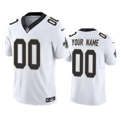 Nike New Orleans Saints Active Player Custom White 2023 F.U.S.E. Vapor Untouchable Limited Stitched Jersey