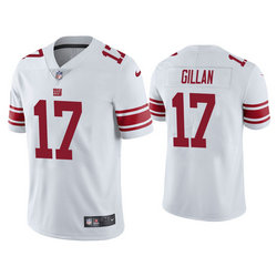 Nike New York Giants #17 Jamie Gillan White Vapor Untouchable Limited Authentic Stitched NFL Jersey