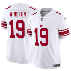 Nike New York Giants #19 Jameis Winston White Stitched Jersey