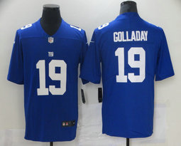 Nike New York Giants #19 Kenny Golladay Blue Vapor Untouchable Authentic stitched NFL jersey